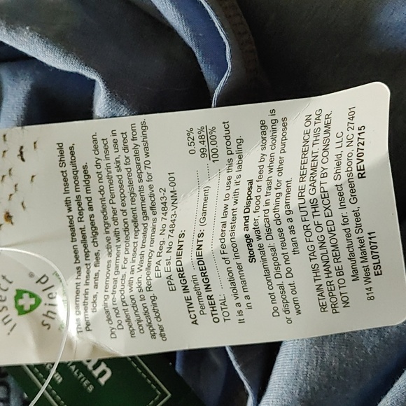 LL Bean Insect Shield Hoodie Sz.XS NWT - Picture 5 of 10